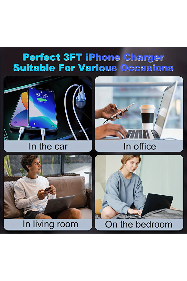 USB A to Lightning Compatible for iPhone 14 13 12 11 Pro Max XR XS X 8 7 6 Plus SE - 5