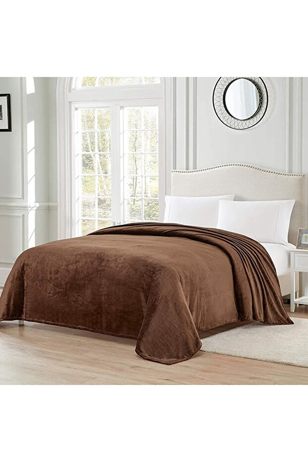 Decor Solid Flannel Blanket - 220x240 cm - 1