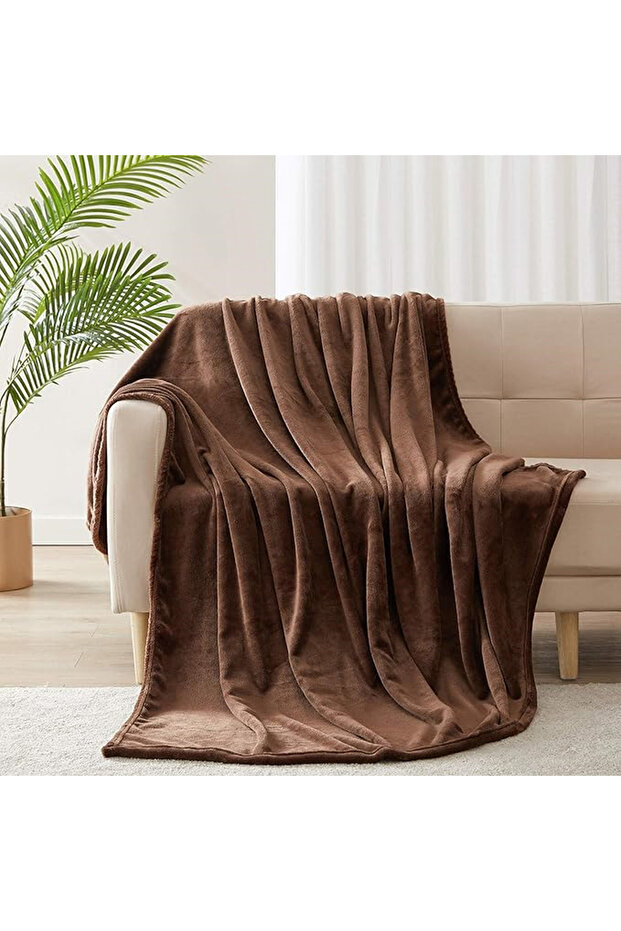 Decor Solid Flannel Blanket - 220x240 cm - 7