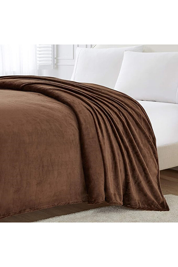 Decor Solid Flannel Blanket - 220x240 cm - 3