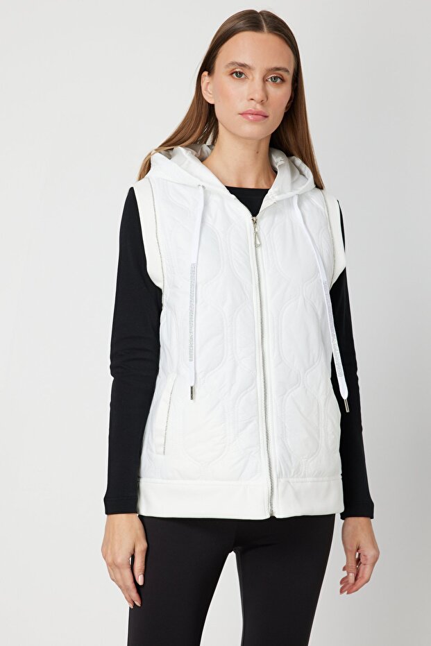 Kapüşonlu Şişme Yelek - 1