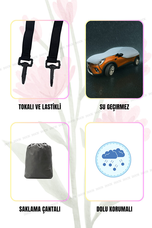 غطاء سيارة نصف شفاف رمادي اللون سميك للغاية (حماية كاملة) - 2