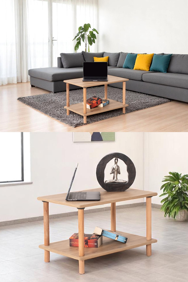 Pia Orta Sehpa Ceviz - 1