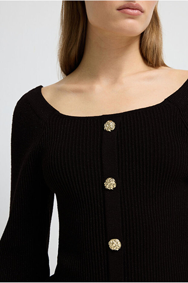 Simli Triko Hırka - 2