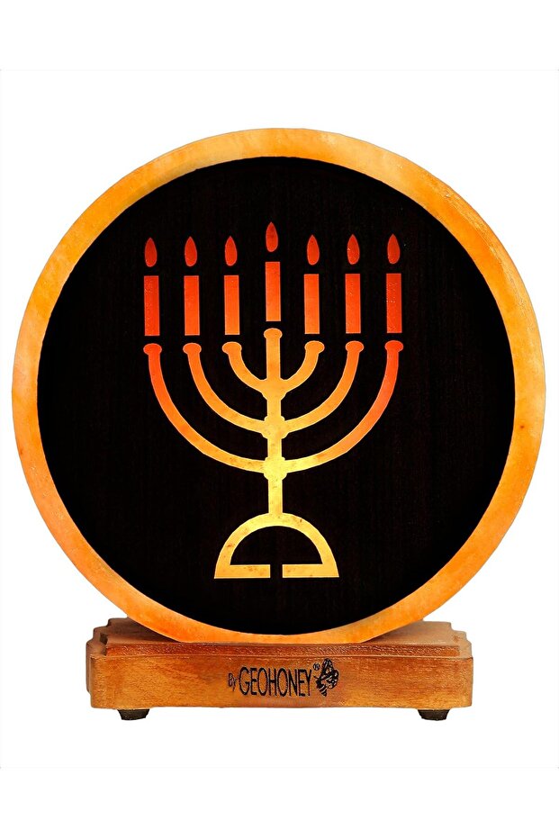 Himalayan Salt Lamp - Menorah GH-CSL-055