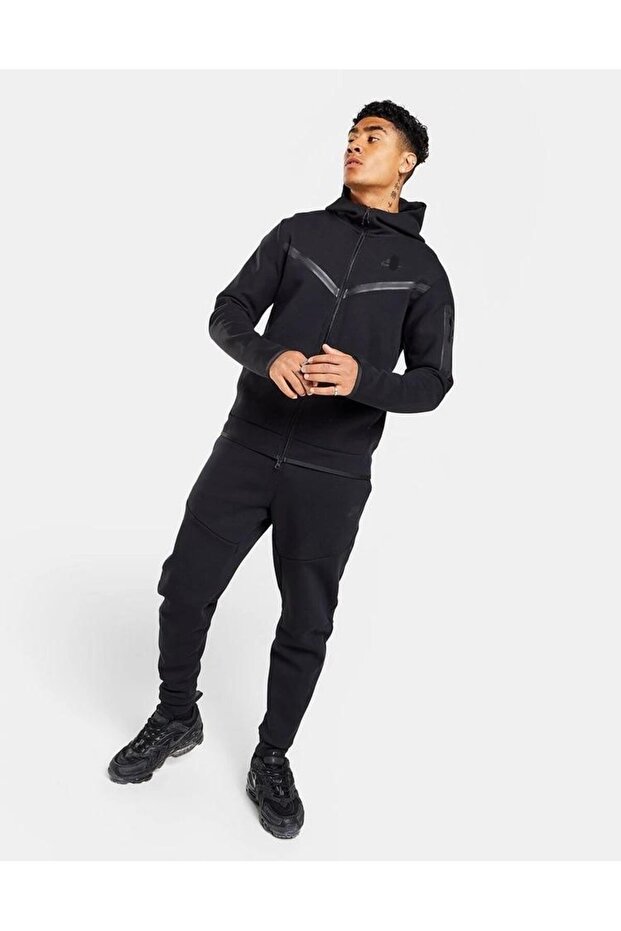 TECH FLEECE SİYAH EŞOFMAN TAKIMI - 1