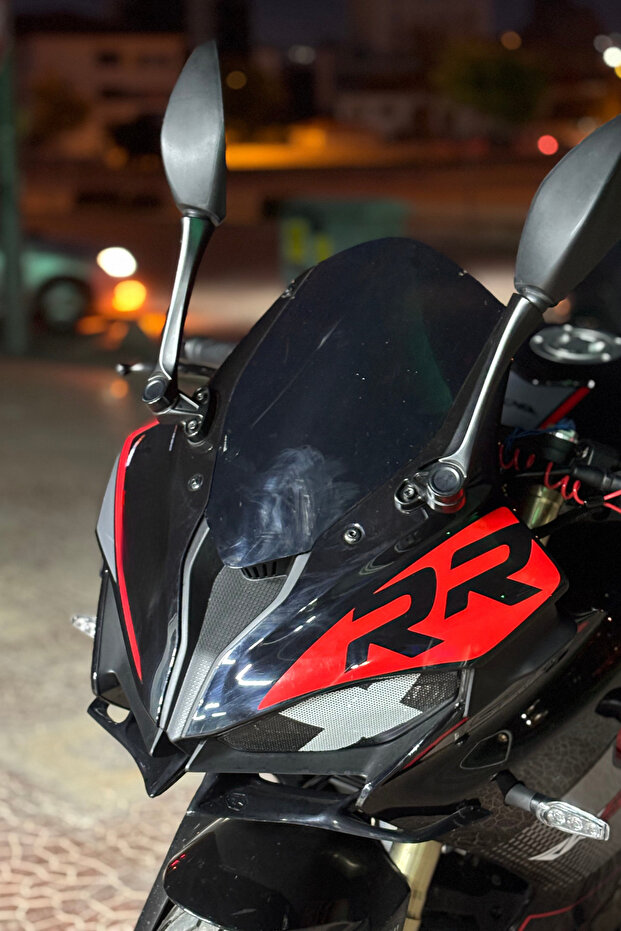 Red Rr Head Detail Sticker Decal with Reflector for Rks Srk125R