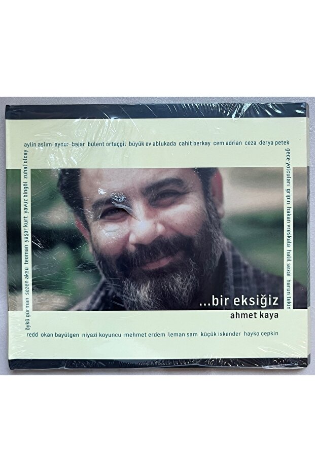 Ahmet Kaya Bir Eksiğiz Cd (Zero Original Period Edition Cd with Gelatin)