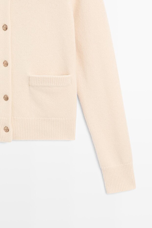 Dore düğmeli triko hırka - 7