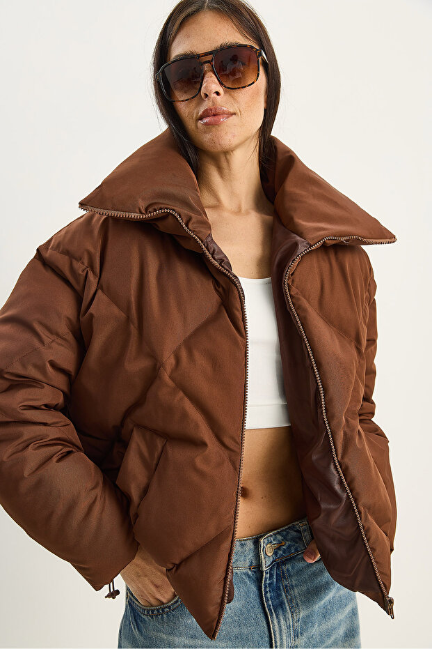 Dámská oversize bunda Puffer - 5