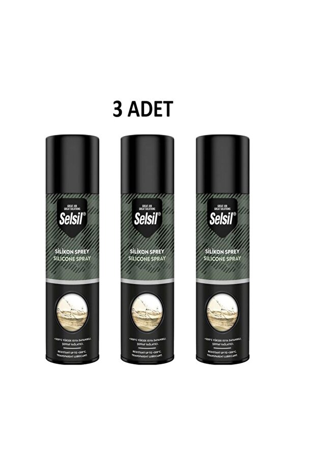 Silikon Sprey 200 Ml 3 Adet - 1