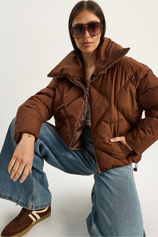 Dámská oversize bunda Puffer - 1