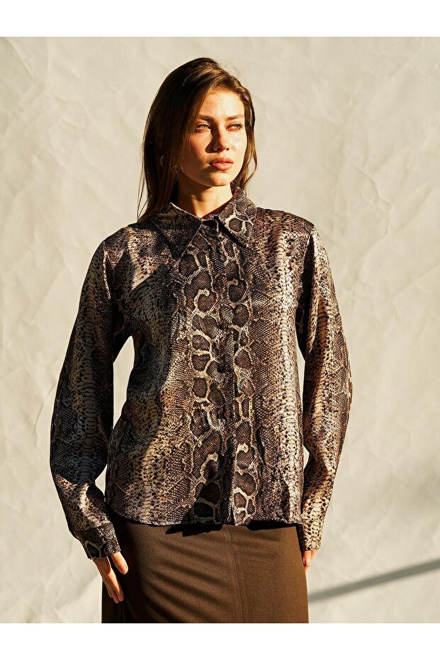 Basic Gömlek 080735 Siyah - 7