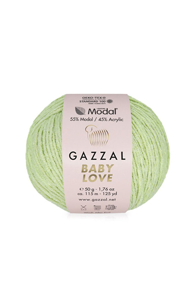 Baby Love 45% Acrylic 55% Modal Knitting Yarn 50 g / 115 M-1609-1 Piece