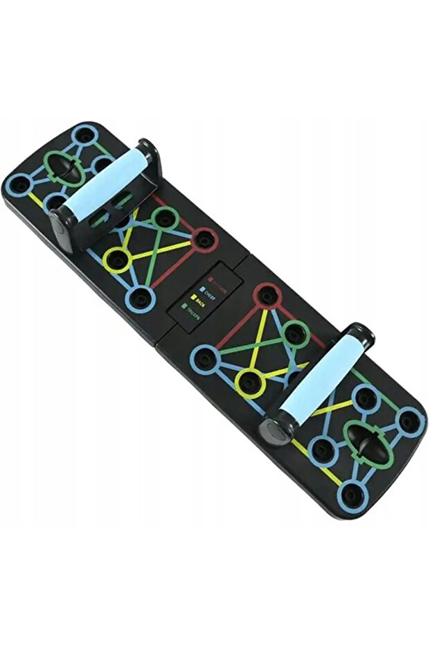 Foldable support, for push-ups and exercises, non-slip, 63 x 18 cm - 5