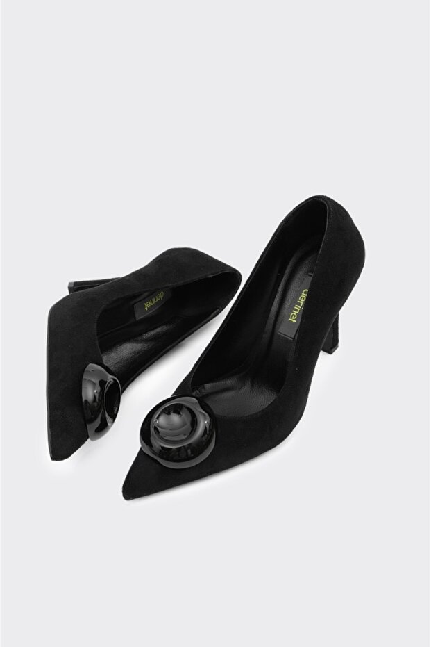 Aksesuarlı Kadın Stilletto - 4