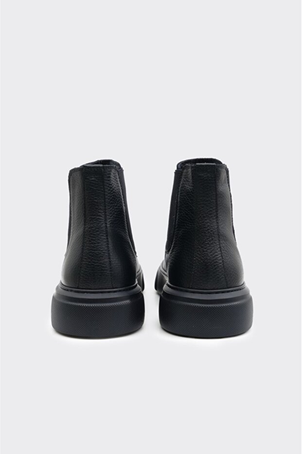 Hakiki Deri Lastikli Erkek Bot - 4