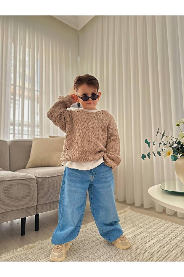 Boys' Regular Cotton Denim Pants Jeans