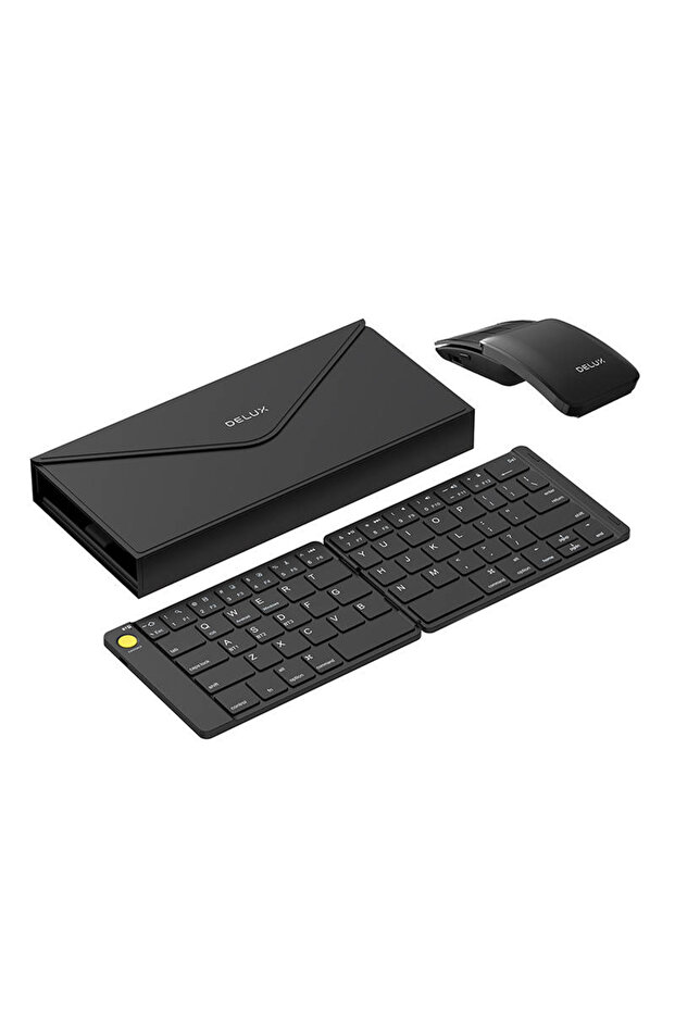 KF10 Foldable Wireless Keyboard and MF10PR Mouse Set (QWERTY) - 1