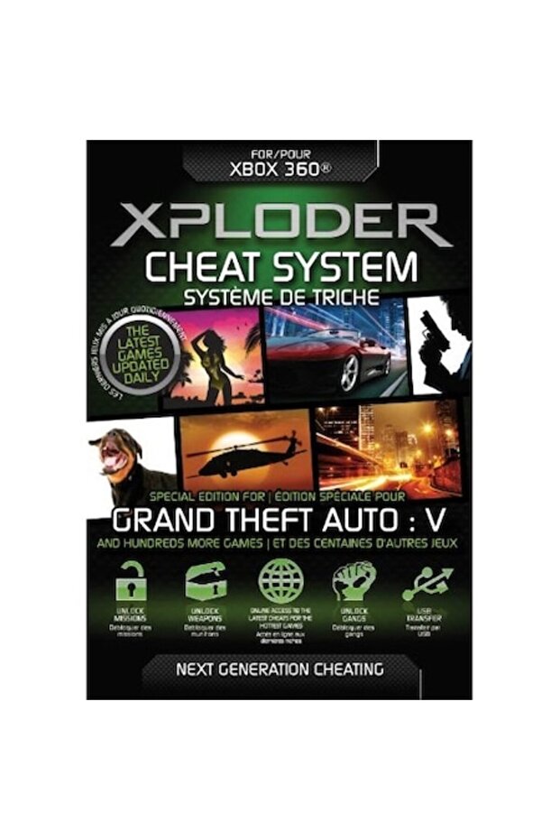 Xploder Cheats System Game XBOX 360 GTA V - 1
