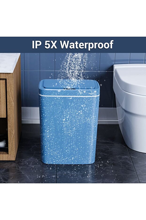 Automatic Sensor Trash Can, 16L Capacity, with Anti-Odor Lid - 8