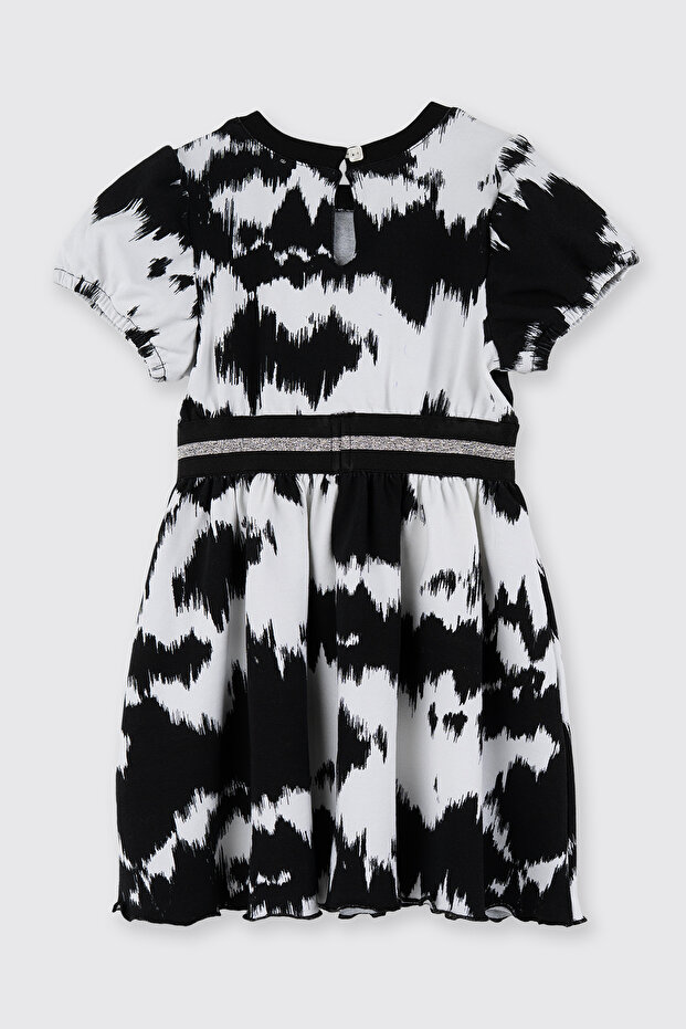 Kız Çocuk Örme Siyah Elbise - 6