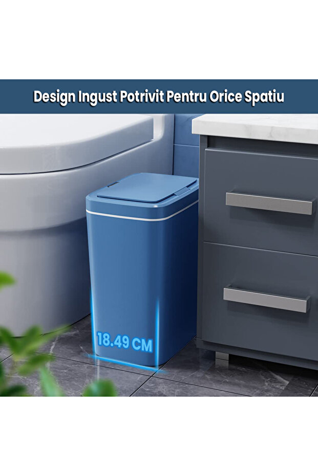 Automatic Sensor Trash Can, 16L Capacity, with Anti-Odor Lid - 7