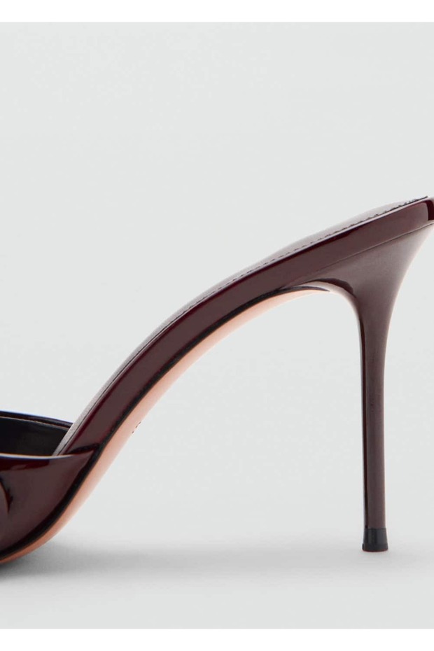 Çiçekli rugan topuklu sandalet - 5