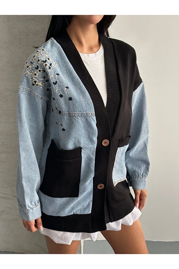 Kadın Ceket Triko - 1