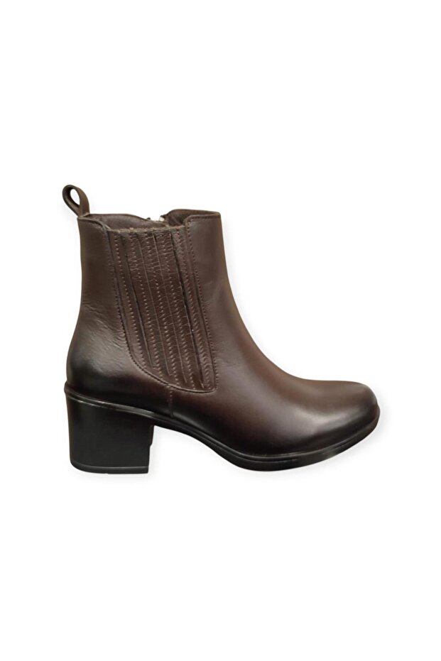25021503K Classic Leather Women's Boots with Heels