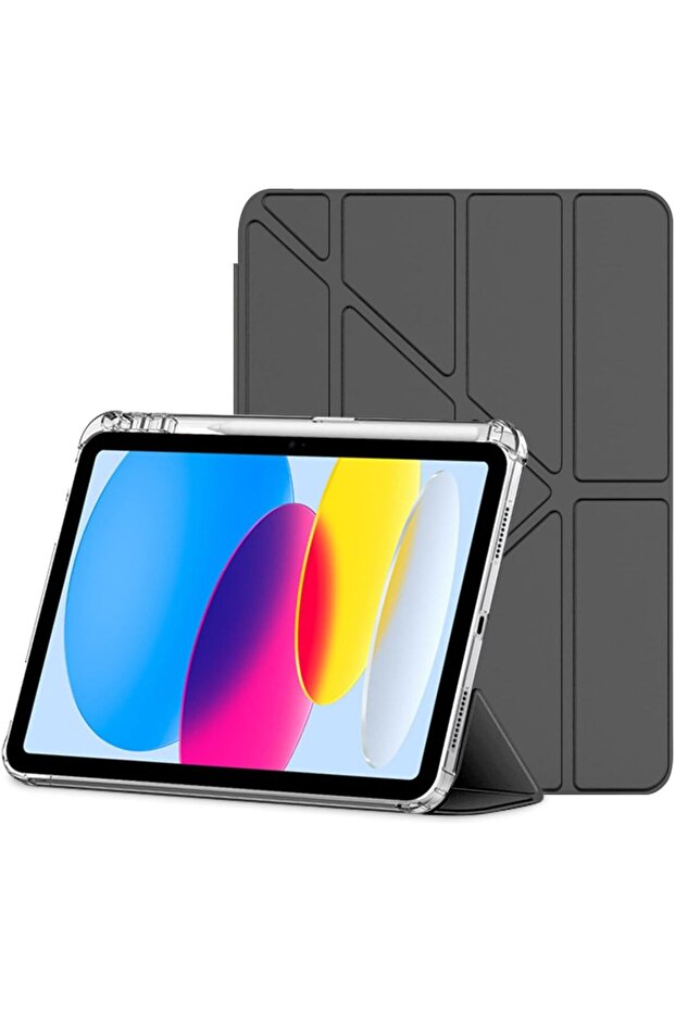 iPad 10th Generation Case 10.9-inch (2022) - Slim Stand Hard Shell (Black)