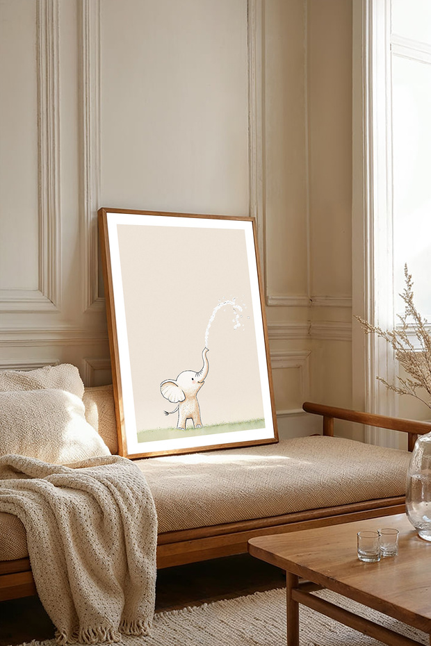 One Piece Wooden Framed Living Room Hall Kitchen Painting Tk2197