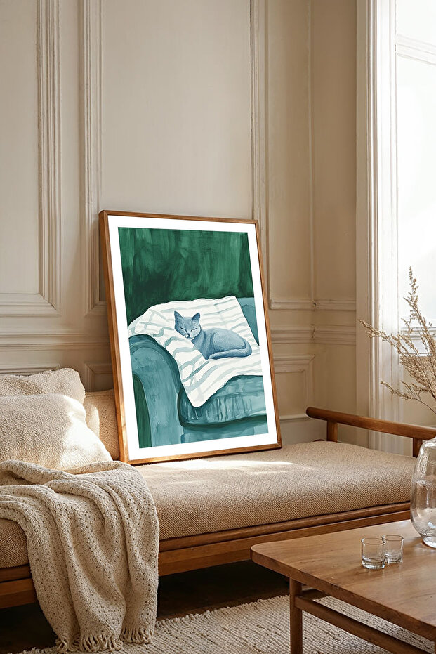 One Piece Wooden Framed Living Room Hall Kitchen Painting Tk2176