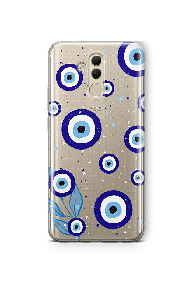 حافظة هاتف شفافة متوافقة مع نمط العين الشريرة الليلية لهاتف هواوي ميت 20 لايت - 1