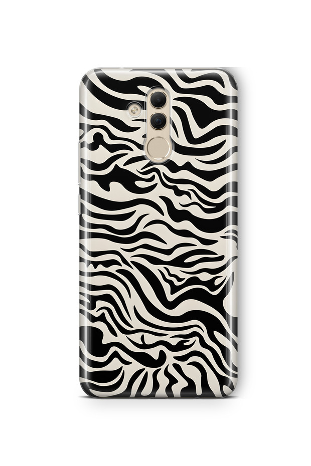 حافظة هاتف شفافة متوافقة مع هاتف هواوي ميت 20 لايت بنمط الحمار الوحشي - 1