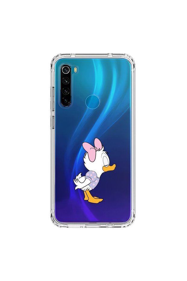 Xiaomi Redmi Note 8 Compatible Transparent Case Couple Duck 1 Design