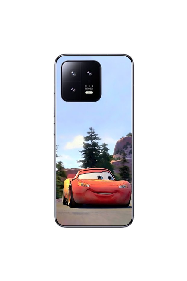 Xiaomi Mi 13 Compatible Transparent Case Couple Mcqueen 1 Design