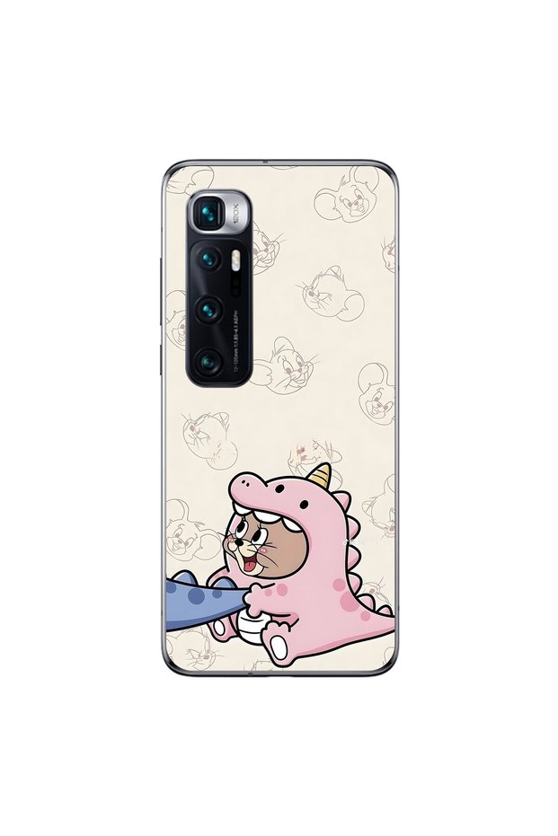Xiaomi Mi 10 Pro Compatible Transparent Case Couple Jerry 2 Design