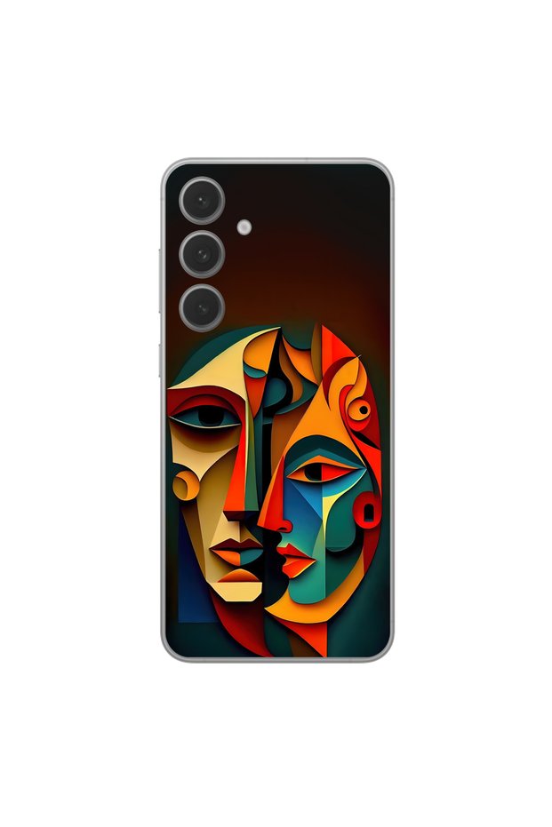حافظة شفافة متوافقة مع هاتف سامسونج جالاكسي S24 بتصميم تابلت 6