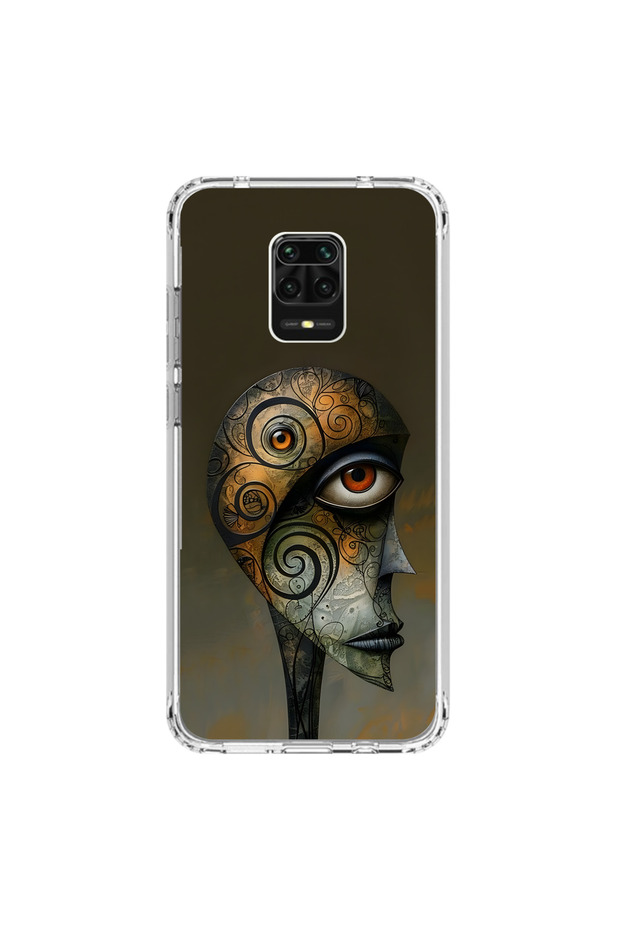 Xiaomi Redmi Note 9 Pro Compatible Transparent Case with 2 Design Options