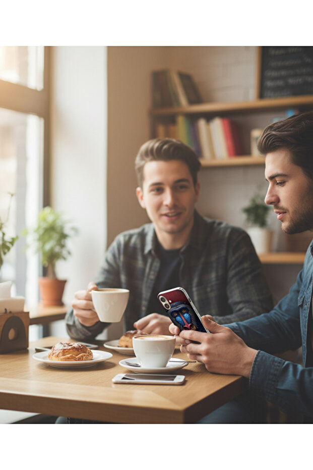 حافظة شفافة متوافقة مع هاتف iPhone 8 Plus تحتوي على 4 تصميمات - 2