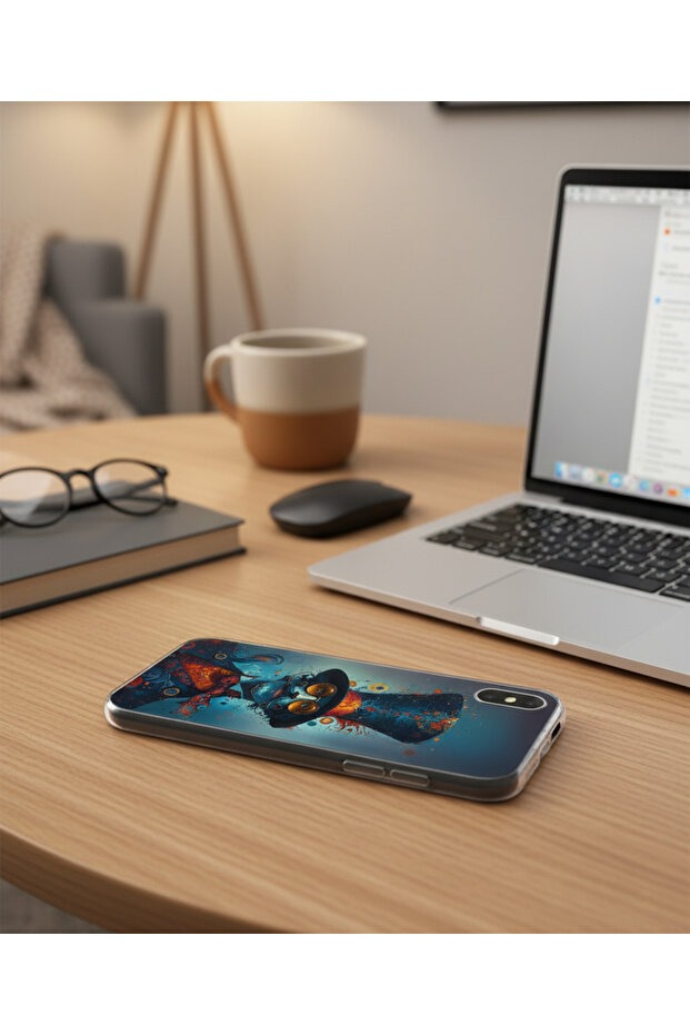 حافظة شفافة متوافقة مع هاتف iPhone 7 Plus بتصميم رقم 3 - 2