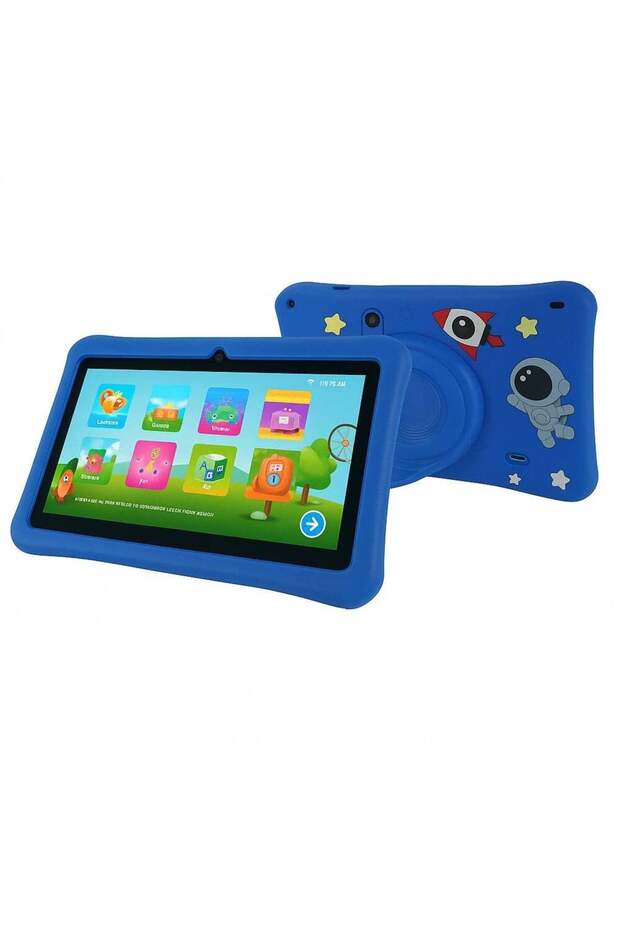 K3 Kids Tablet 7" HD, 4GB RAM, 128GB, Android 13, Dual Camera, 5G WiFi (Blue)