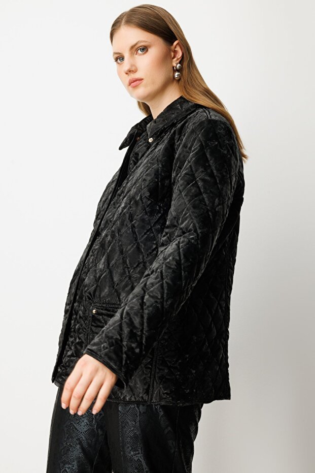 Torba Cepli Kapitone Mont Siyah - 6