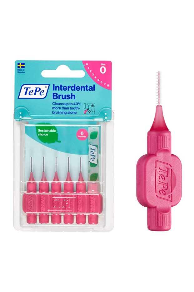 Blister Interface Brush Pink 0.4mm 6 Pcs T180