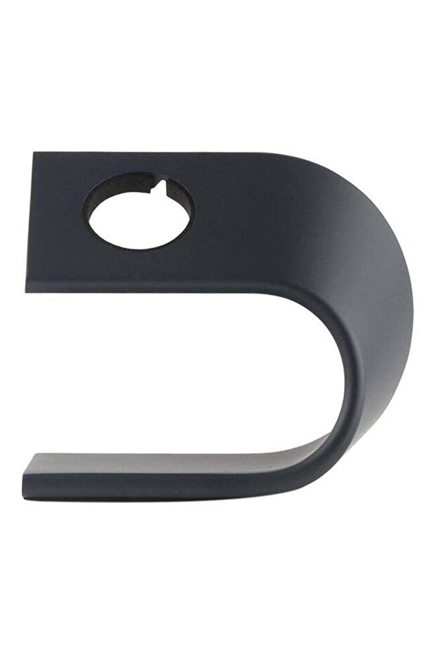 حامل شاحن من الألومنيوم على شكل حرف U لساعة Apple Watch باللون الرمادي
