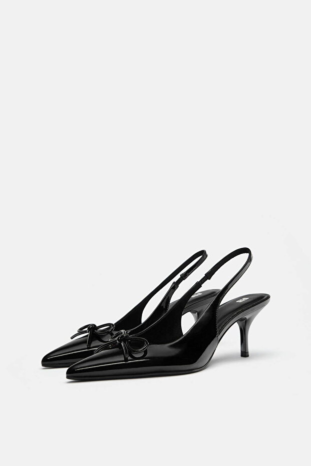 Fiyonklu topuklu ayakkabı - 2