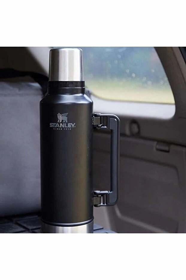 1.1QT Klasik Vakumlu Çelik Termos 1 Lt 1 LT - Siyah 10-08266-002 - 4