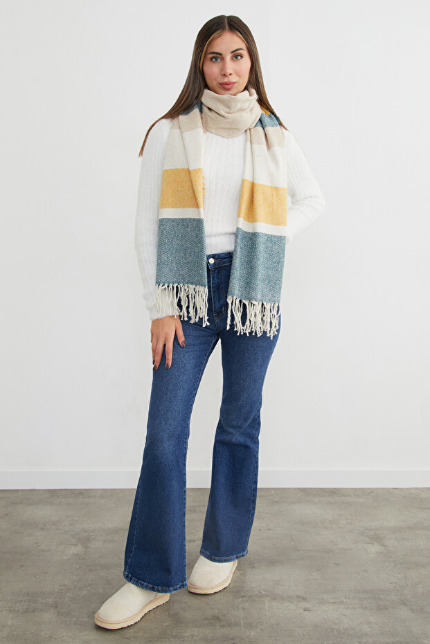 Ριγέ σάλι - 7