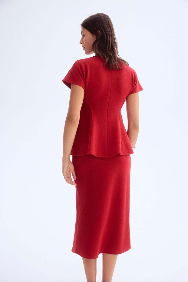 بلوزة واسع الأرجل محبوكة بدقة - 6